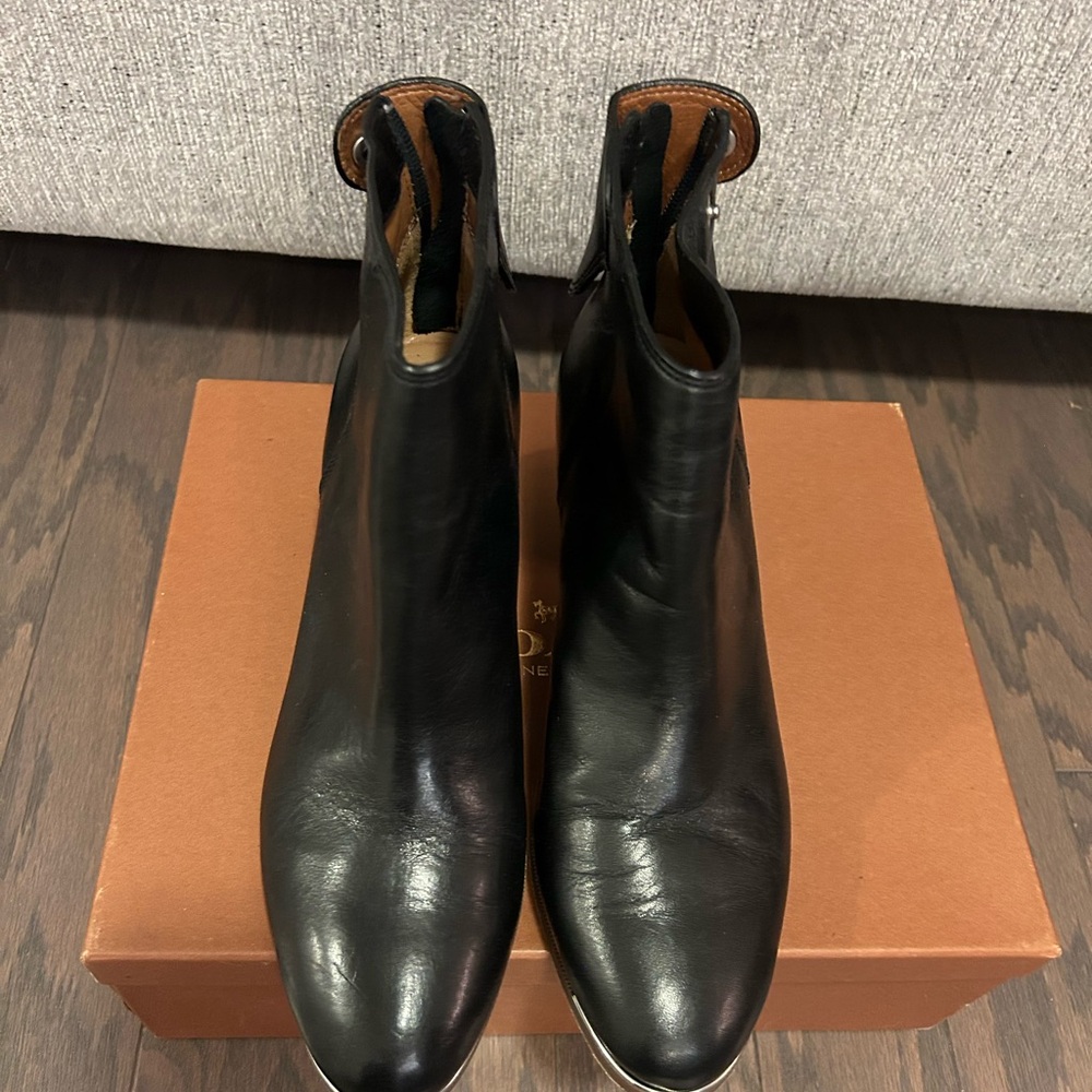 Coach Black Leather Chelsea Boots